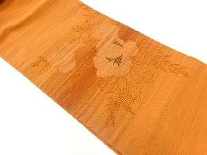 花模様織出し名古屋帯